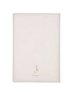 Pearl White Shimmer Notebook