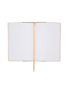 Pearl White Shimmer Notebook