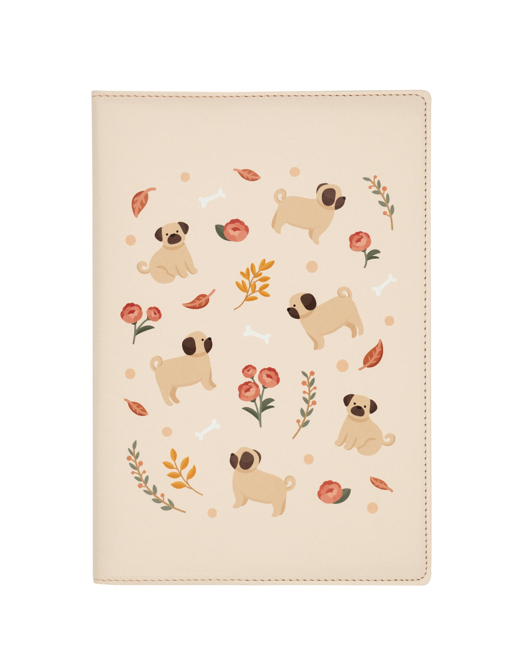 Pug & Peony Notebook